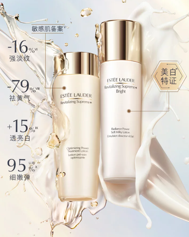 雅诗兰黛智妍胶原美白水乳护肤品套装礼盒保湿舒缓